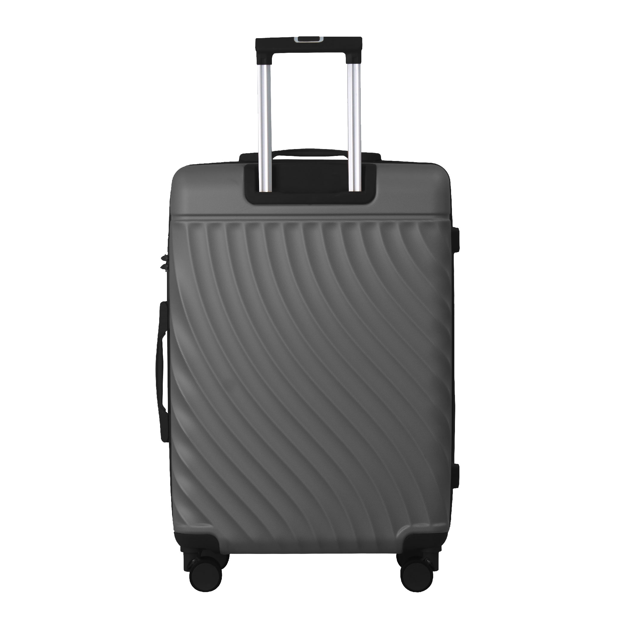 Luggage Sets ABS Hardshell 3pcs Luggage, Lightweight Durable Suitcase Sets Spinner Wheels Suitcase With TSA Lock 20''24''28'' Available(Grey Ash)_voghion.com